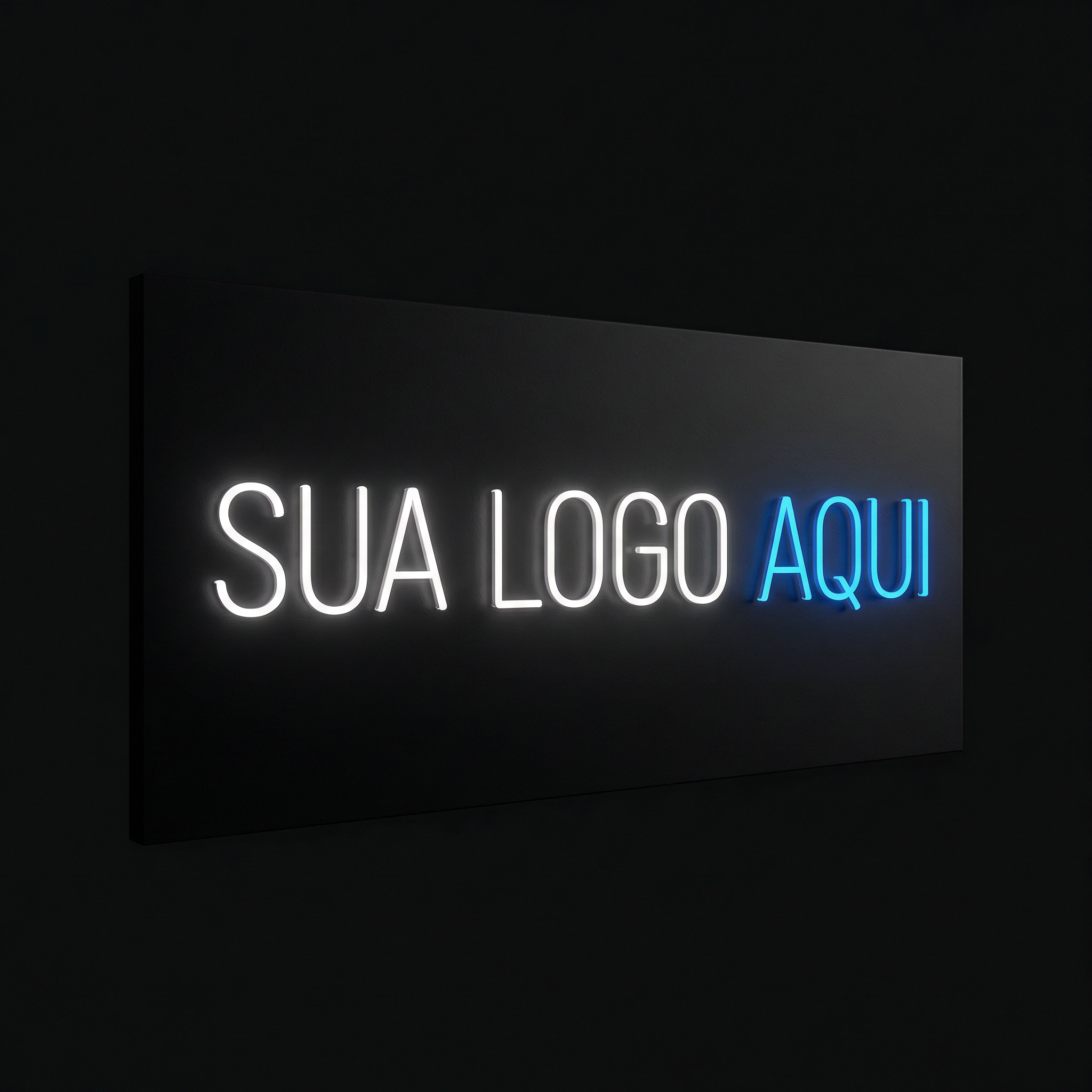 Exemplo de Neon Personalizado - Sua Logo Aqui
